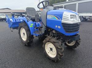 岩手発!! ISEKI イセキ トラクター Z15 ディーゼル 20.1h 安全フレーム パワステ 自動水平 売切!!