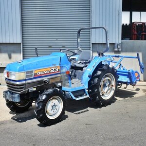 宮城 イセキ トラクター TG23 GEAS 23馬力 1011時間 4WD パワステ IQターン 逆転PTO 電子油圧制御システム 宮城 大崎