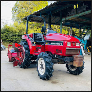MITSUBISHI 三菱 トラクター MT205 20馬力 718時間 4WD 逆転 安全フレーム 茨城県石岡市発 下取り可能