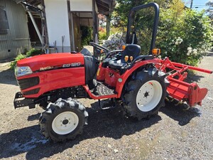 ヤンマートラクター EG120 EcoTra 20馬力 4WD 1.4Mロータリー付 トラクター ヤンマー 自動水平 20馬力 逆転PTO 4WD パワステ 逆転