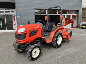 大阪0303KS1♪ KUBOTA/クボタ トラクター JB11 ブルスター 289時間 4WD 軽油 11馬力 デフロック 畝立て ロータリー RS10JSE 売切り