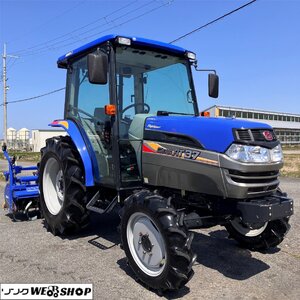 滋賀 イセキ トラクター AT37-SQCY ハイスピード 662時間 37馬力 キャビン スーパーフルターン パワステ デセラ IQアクセル アップストップ