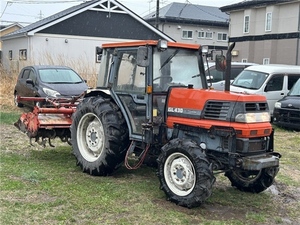八戸発 KUBOTA クボタ トラクター GL430 SUPER GRANDEL 4WD 動作確認済 ロータリー 売切!!