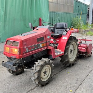 三菱 トラクター MT16D 16馬力 1285h パワステ サイドロータリー 尾輪 MT 4WD ディーゼル
