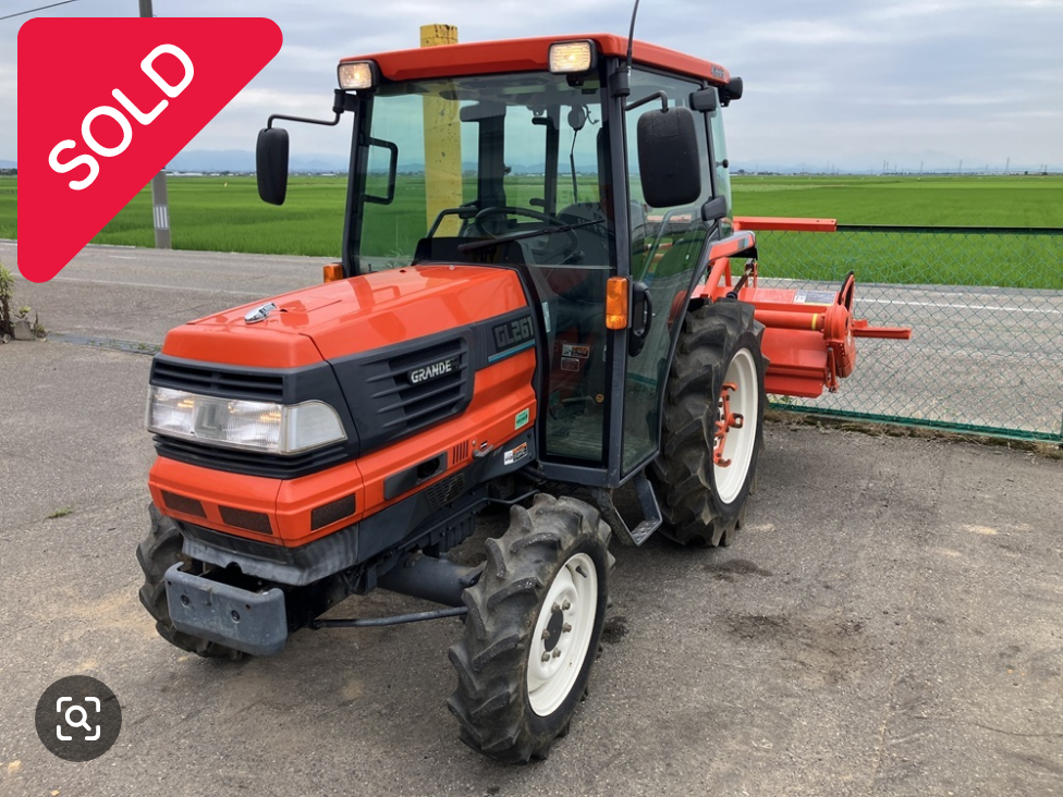 クボタ　KUBOTA　トラクター　キャビン付き　グランデル　640アワー　GL261　可動品　直接引...