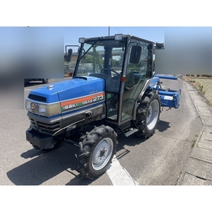 愛知県渡し イセキ トラクター TG273 27馬力 1311h キャビン パワステ 逆転 自動水平 倍速 ARG16 ロータリー 現状渡し 中古 直P11220616