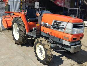 KUBOTA クボタ トラクター GL-25 自動水平 倍速ターン 4WD パワステ 中古