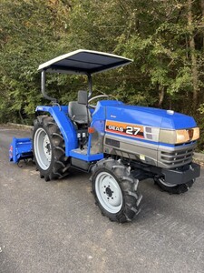 イセキ トラクター TG27 GEAS 27馬力 自動水平 逆転PTO イセキロータリーAKR16 954時間