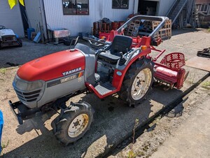 ヤンマートラクター AF17 アワメーター少 ロータリー、ハローセット
